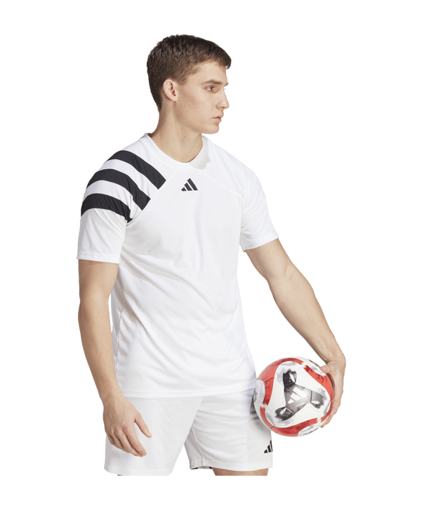 adidas Fortore 23 Trikot Weiss Schwarz - weiss