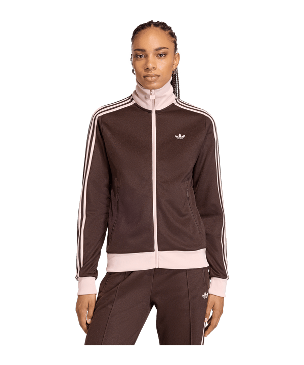 adidas Originals Classic Track Jacke Damen Braun - braun