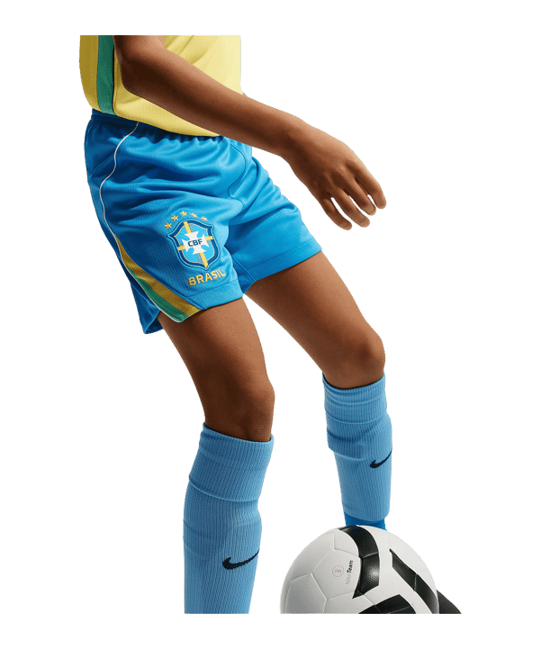 Nike CBF Brasilien Short Home WM 2026 Kids Blau F435 - blau