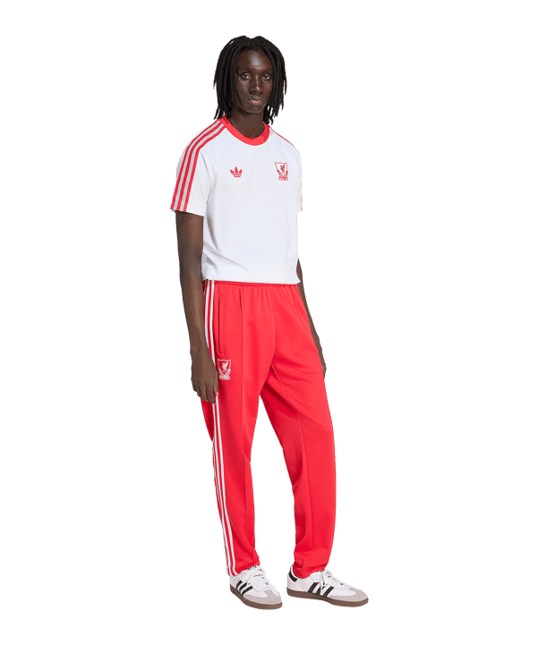 adidas Orginals FC Liverpool Track Hose Rot - rot