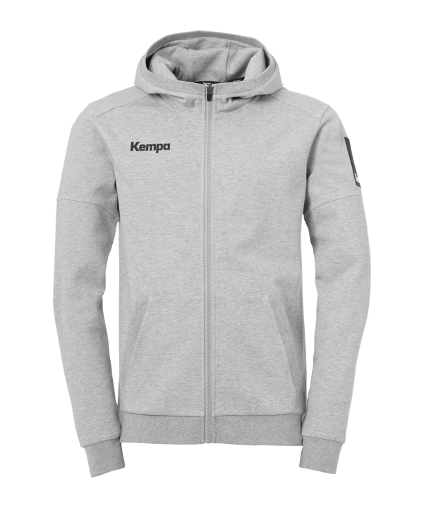 Kempa Status Kapuzenjacke Grau F03 - grau