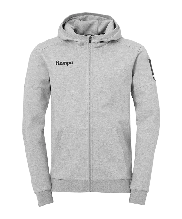 Kempa Status Kapuzenjacke Grau F03 - grau