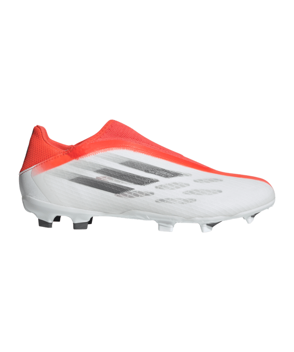adidas X SPEEDFLOW.3 LL FG White Spark Weiss Grau Rot - weiss