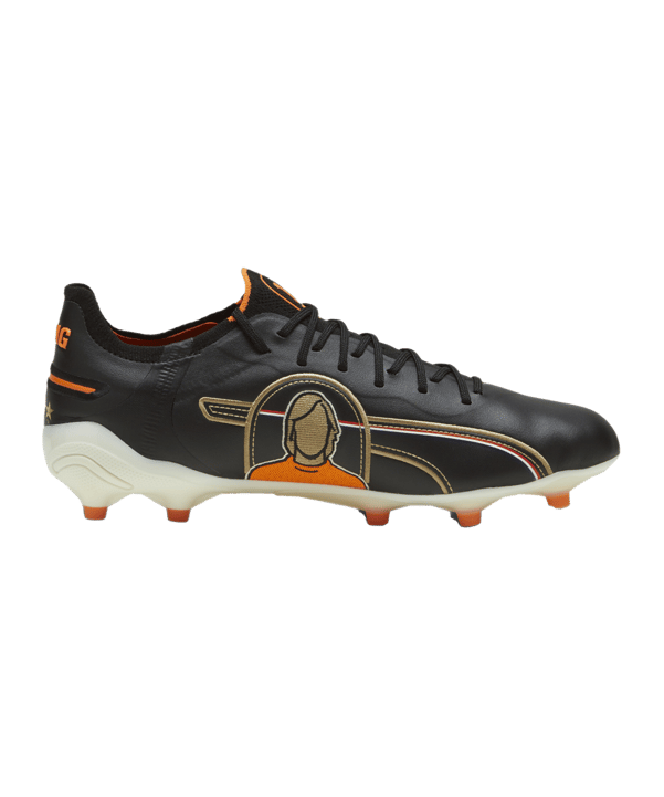 PUMA KING Ultimate Cruyff FG/AG Schwarz Weiss F01 - schwarz