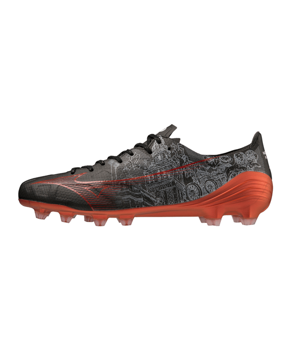 Mizuno Alpha Made in Japan FG Sergio Ramos 4 Schwarz Rot F04 - schwarz