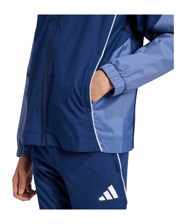 adidas Tiro 25 Competition Regenjacke Kids Blau - blau