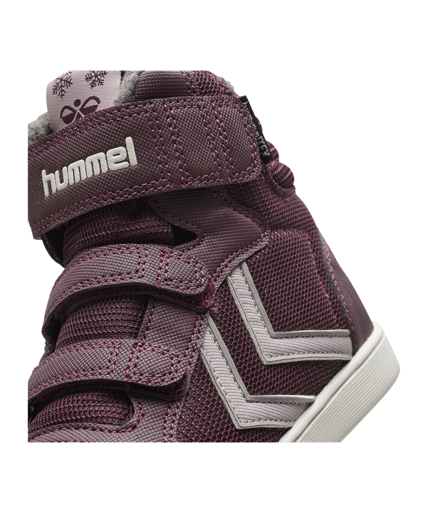 Hummel Stadil Super Poly Mid Recycle Sneaker  enfants brun F8016 - brun