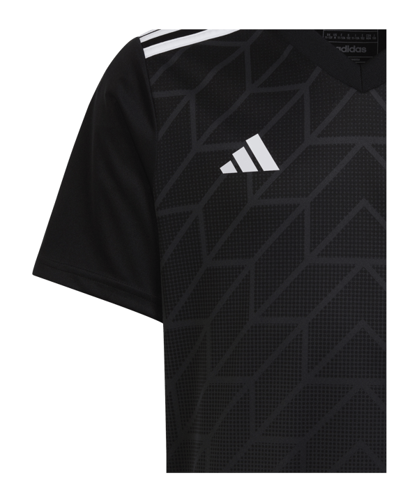 adidas Team Icon 23 Trikot Kids Schwarz - schwarz