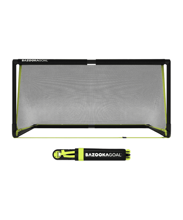 BAZOOKAGOAL CLASSIC PVC | 180x90cm | Schwarz Gelb - schwarz