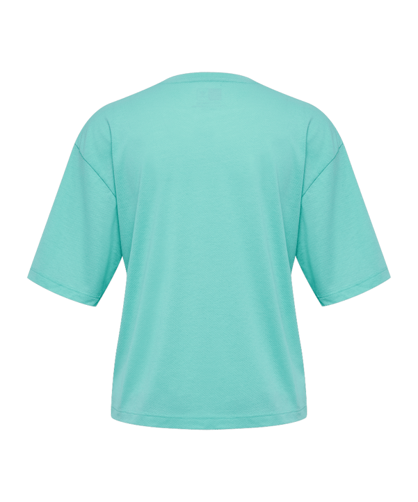 Hummel Mt Vanja Boxy Short T-Shirt Damen Blau F7469 - blau