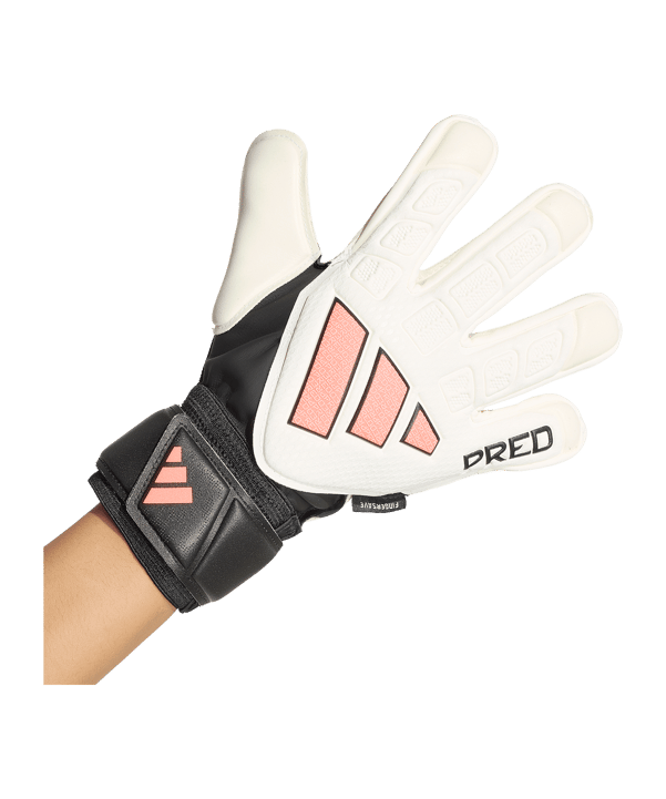 adidas Predator Match Fingersave Gants de gardien de but Enfants Blanc - blanc