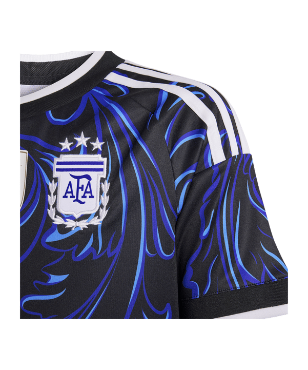 adidas AFA Argentinien Trikot Away WM 2026 Kids Schwarz - schwarz