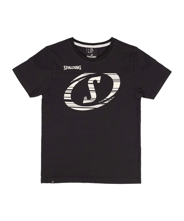 Spalding Fast T-Shirt Schwarz - schwarz