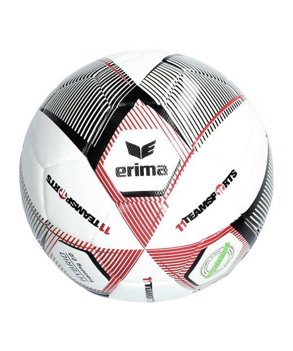Erima Hybrid 2.0 Trainingsball 11TS Rot Schwarz - rot