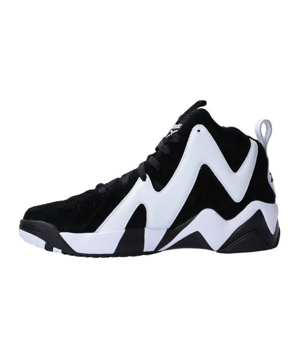 Reebok Kamikaze II High Schwarz Weiss - schwarz