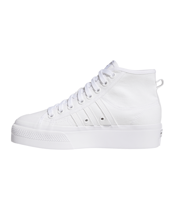 adidas Originals Nizza Plattform Mid Damen Weiss - weiss