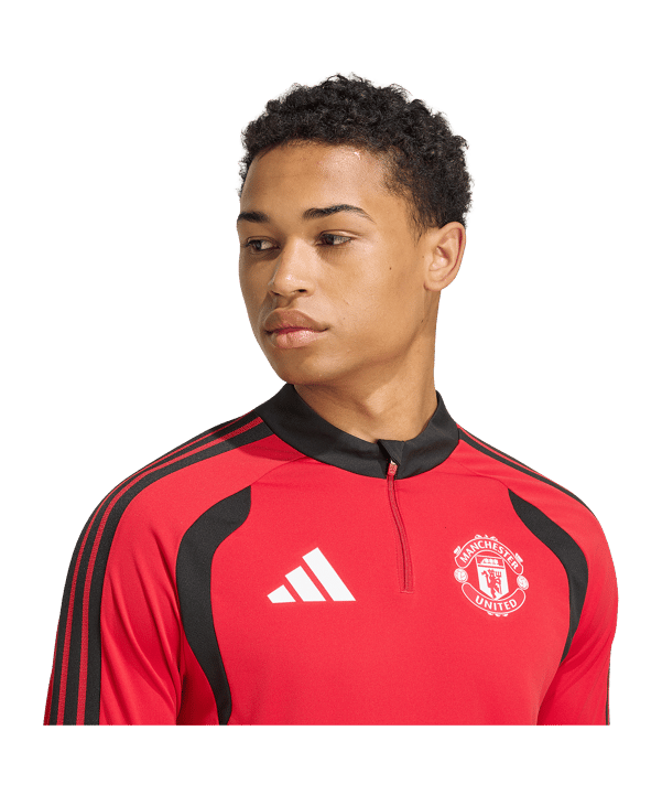 adidas Manchester United Tiro Sweatshirt Rot - rot