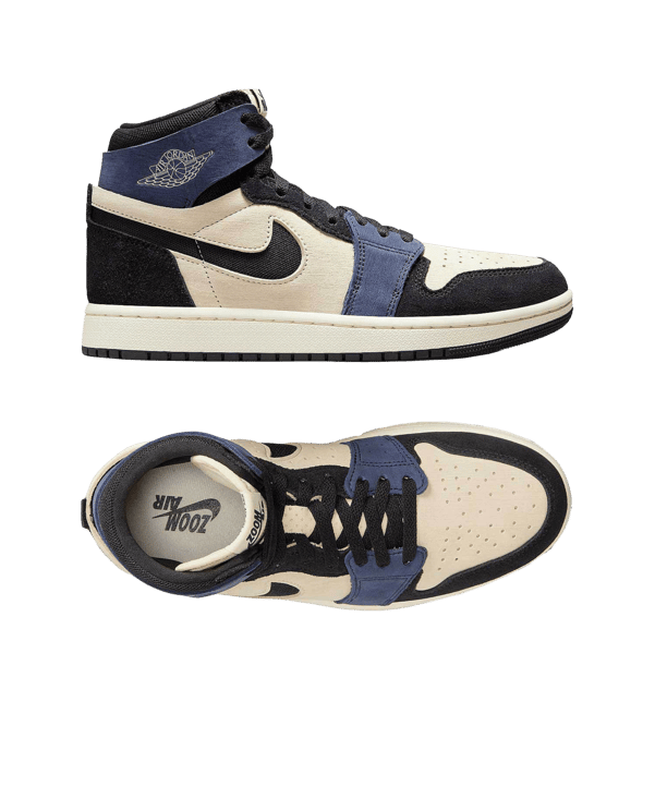 Jordan Air 1 Zoom Comfort 2 Damen Schwarz Weiss F104 - weiss