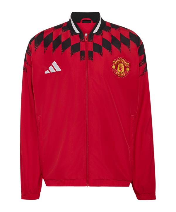 adidas Manchester United Stadium Jacke Rot - rot