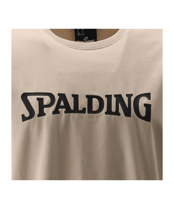 Spalding Logo Ss23 T-Shirt Braun - braun