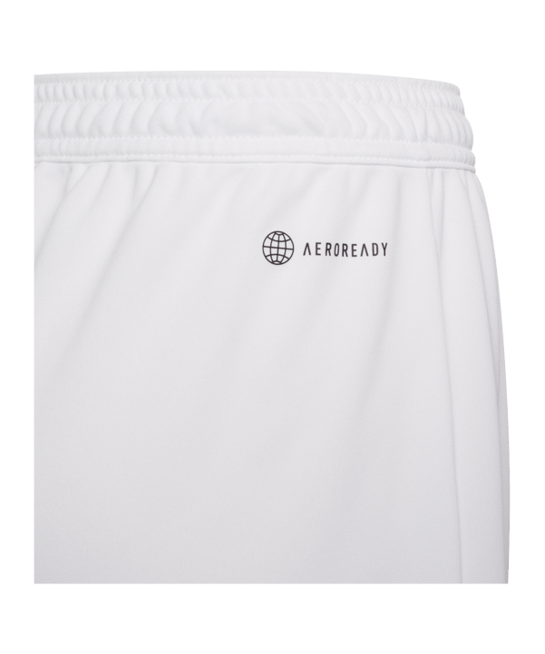 adidas Entrada 22 Short Kids Weiss - weiss
