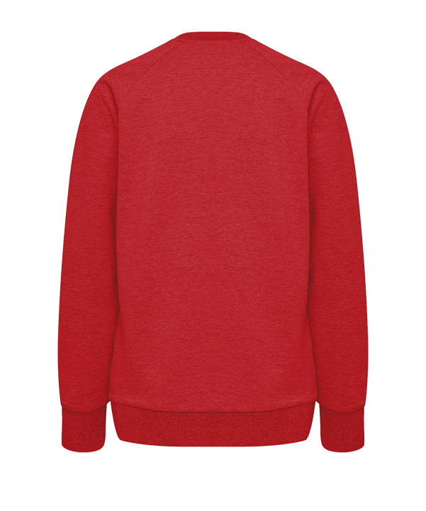 Hummel Cotton Logo Sweatshirt Damen Rot F3062 - rot