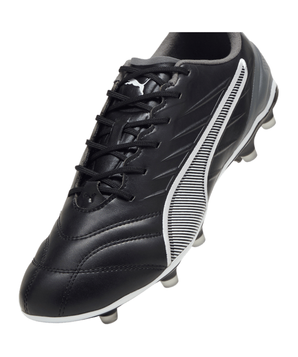 PUMA KING Pro FG/AG Eclipse Schwarz Weiss F01 - schwarz