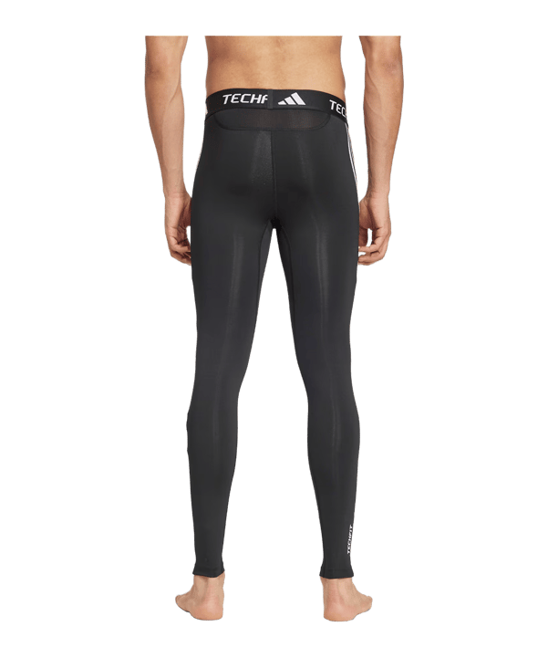 adidas Techfit 3-Stripes Tight Schwarz - schwarz