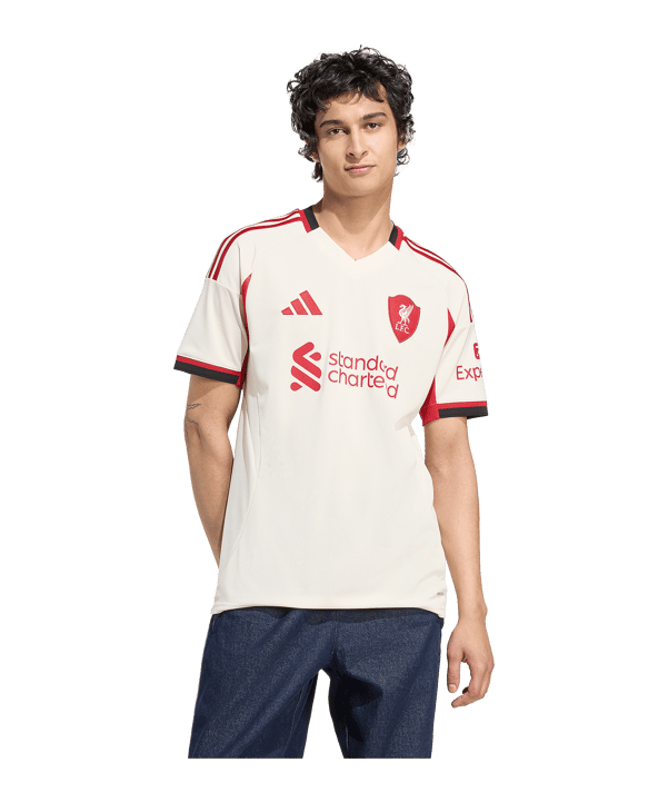 adidas FC Liverpool Trikot Away 2025/2026 Weiß - weiss