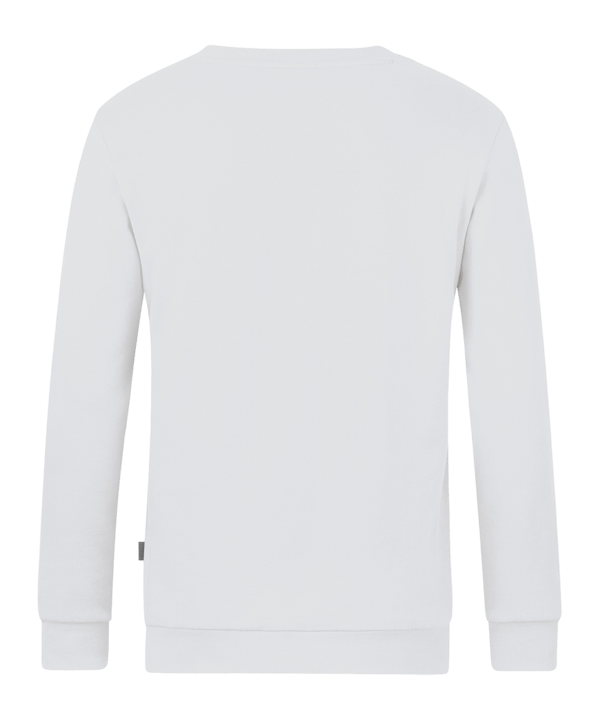 JAKO Organic Sweatshirt Weiss F000 - weiss