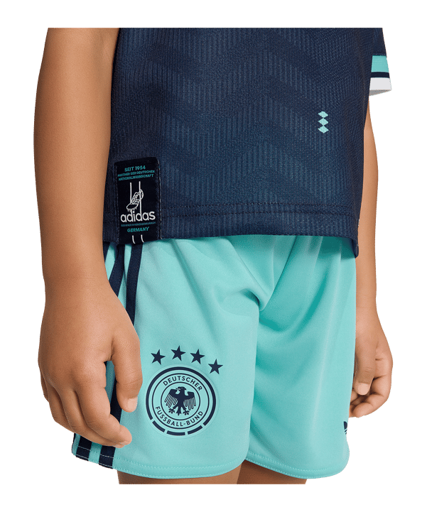 adidas DFB Deutschland Trikot Set Away WM 2026 Kids Blau - blau