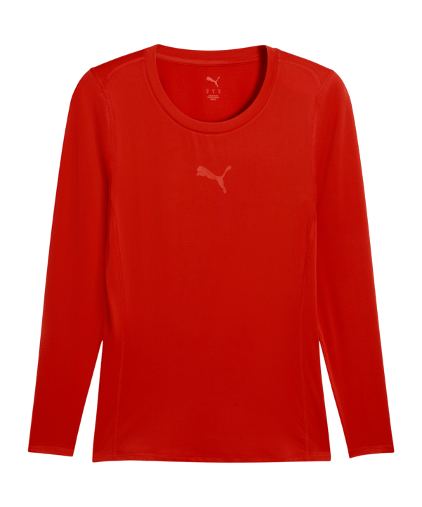 PUMA teamLIGA26 Baselayer LS T-Shirt Rot F01 - rot