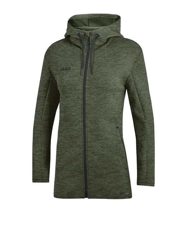JAKO Premium Basic Kapuzenjacke Damen Grün F28 - gruen