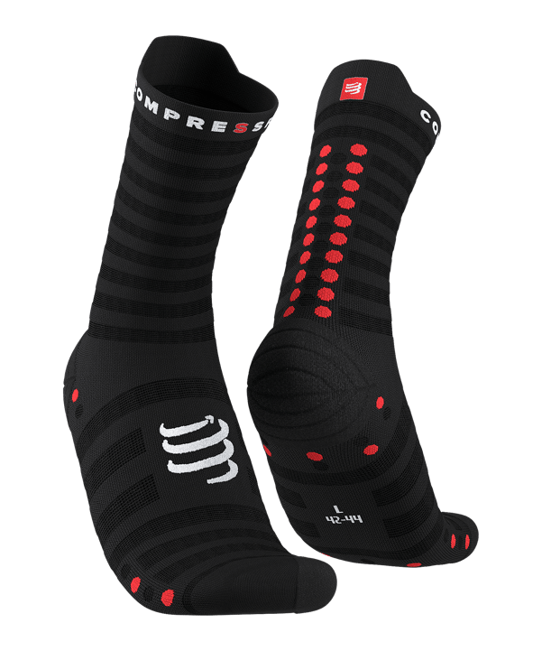 Compressport Pro Racing v4.0 Ultralight Run High Calze nero - nero