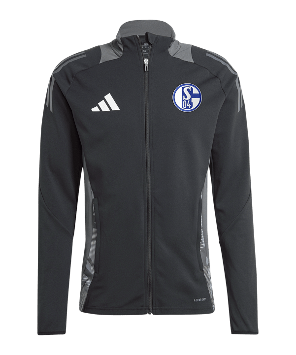 adidas FC Schalke 04 Anthem Jacke Schwarz | Fan-Shop | Fan Artikel