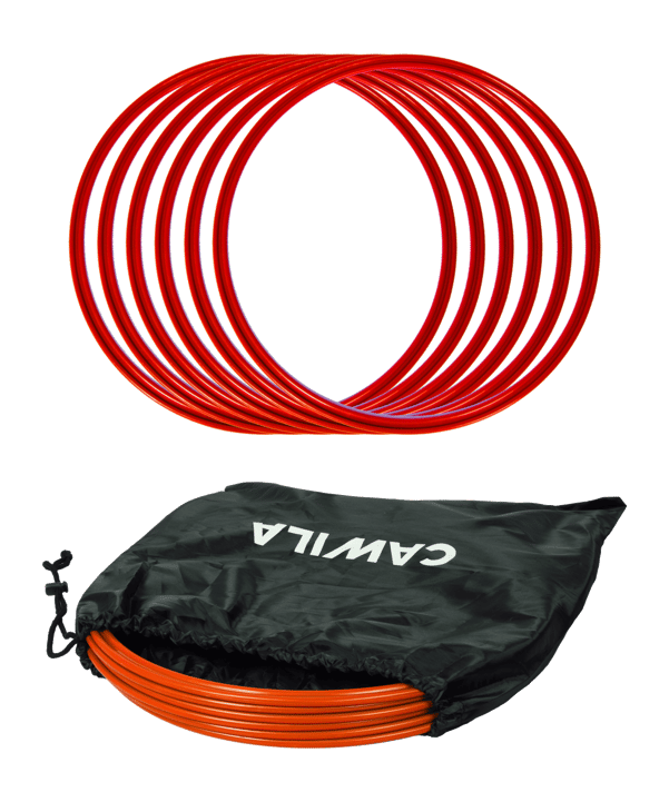 Cawila Koordinationsringe 50cm | 6er Set | Rot - rot