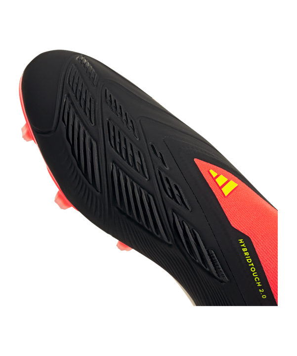 adidas Predator Elite LL AG Solar Energy Schwarz Weiss Rot - schwarz