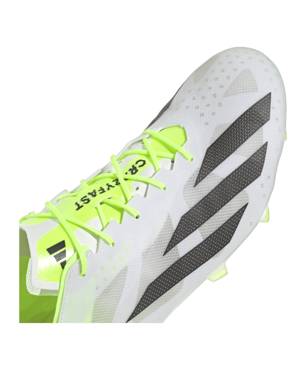 adidas X Crazyfast+ FG Crazyrush Weiss Schwarz Gelb - weiss
