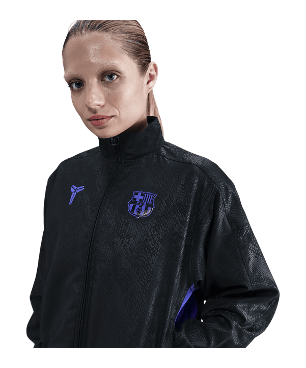 Nike FC Barcelona Trainingsjacke Damen Schwarz F010 - schwarz