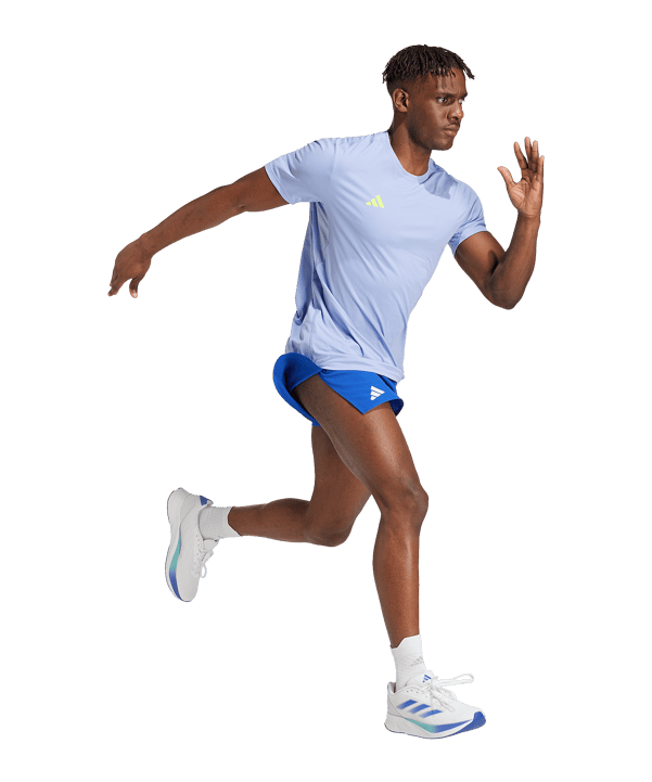 adidas Adizero Split Short Blau - blau