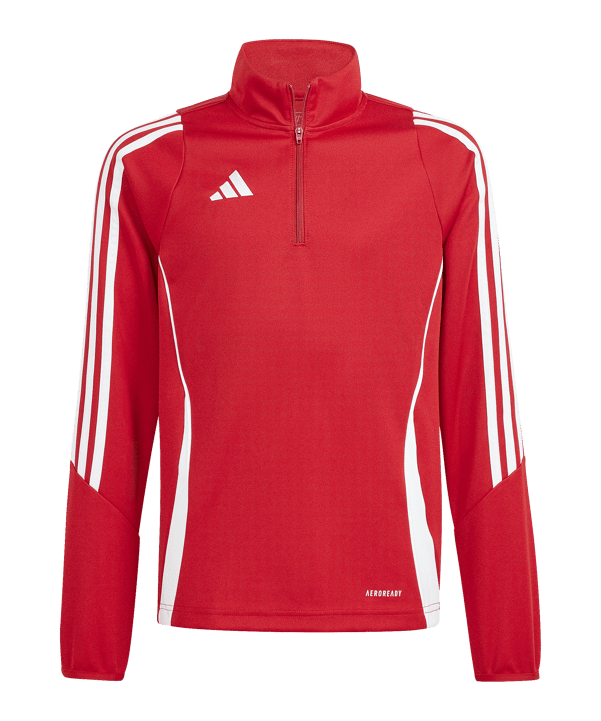 adidas Tiro 24 Trainingstop Kids Rot Weiss - rot