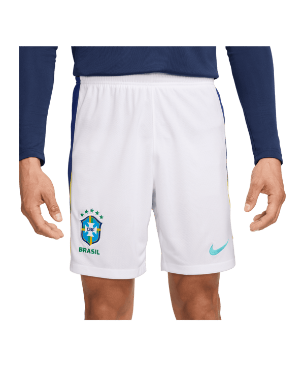 Nike Brasilien Short Away 2024 Copa America 2024 Weiss F100 - weiss