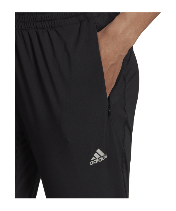 adidas Fast Running Pants Black - schwarz