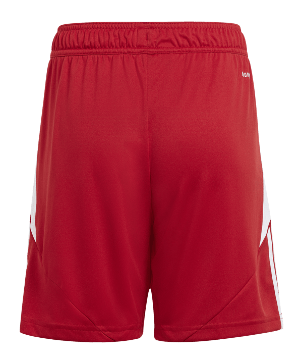 adidas Tiro 24 Short Kids Rot Weiss - rot