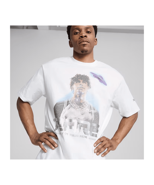 PUMA Melo Alien Skins I T-Shirt Weiß F01 - weiss