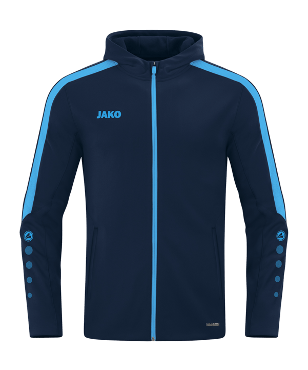 JAKO Power Kapuzenjacke Kids Blau F910 - blau
