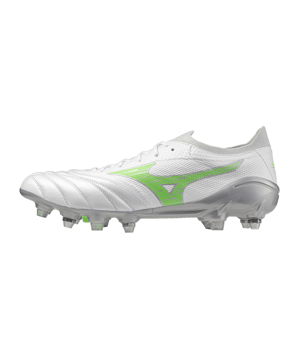 Mizuno Morelia Neo Beta Elite Mix SG Frontier Weiss Grün F37 - weiss