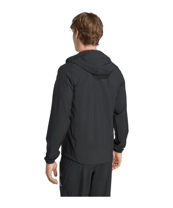 adidas Manchester United Vis Tech Travel Jacke Schwarz - schwarz