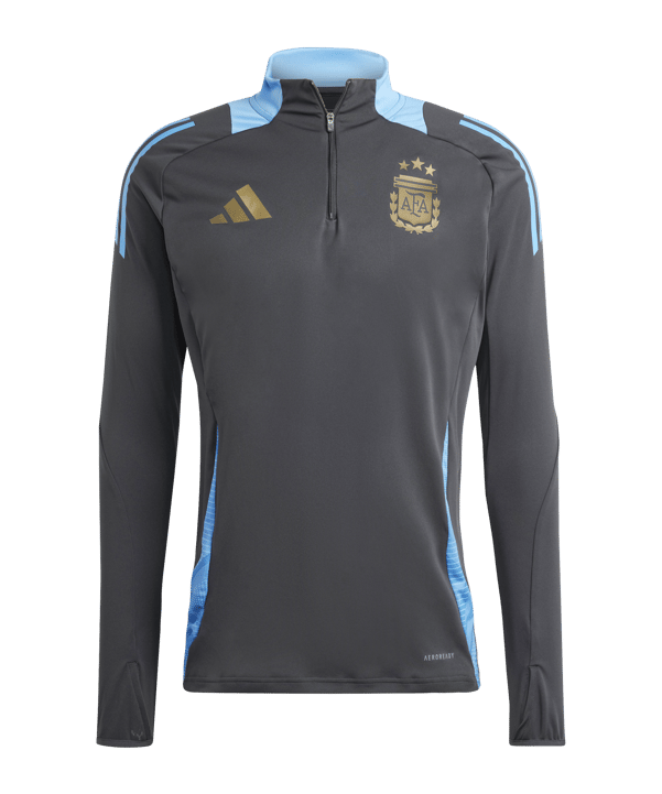 adidas Argentinien Trainingsjacke Copa America 2024 Schwarz - grau