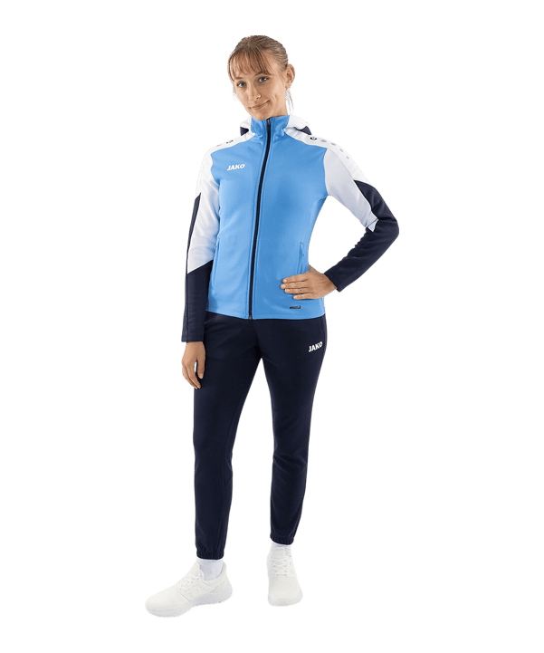 JAKO Dynamic Kapuzenjacke Damen Blau F431 - blau